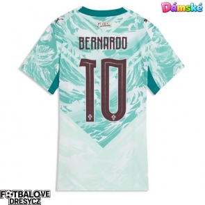 Portugalsko Bernardo Silva #10 Dámské Venkovní Dres MS 2026 Krátký Rukáv